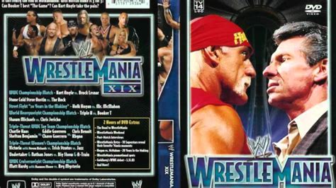 Wwe Wrestlemania Xix19theme Song Fullhd Youtube Music