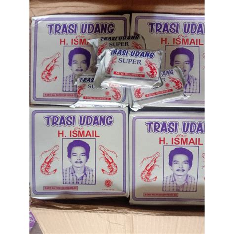 Jual Trasi Udang H Ismail Terasi Udang Khas Tuban 100g Shopee