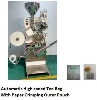 High Speed Tea Bag Making Machine Manufacturer Supplier From Faridabad