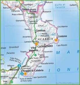 Calabria Maps | Italy | Maps of Calabria