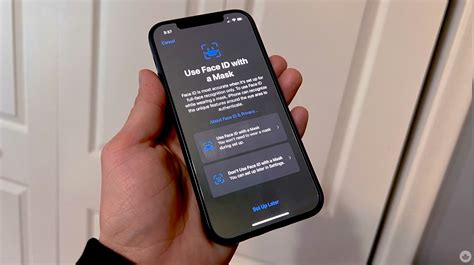 Here S How To Unlock Your Iphone With Face Id While Wearing A Mask