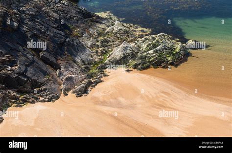 Muckle Roe A Small Island Of The Shetland Islands Famous For The Red