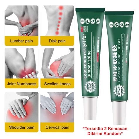 Jual Lumbar Cream Lutut Gel Pereda Nyeri Pinggang Sendi Pereda Lumbar