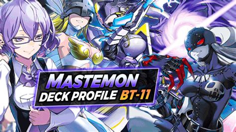 Digimon Tcg Mastemon Deck Profile Bt Youtube