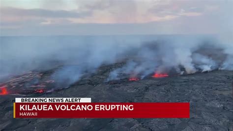 Kilauea Volcano Erupting In Hawaii Wkrn News 2