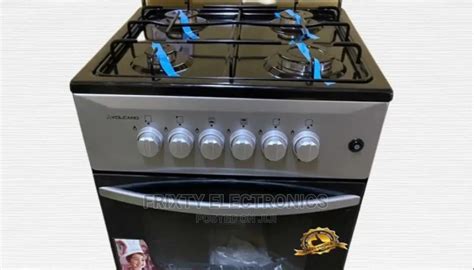 Adorable Volcano 4 Burner Gas Cooker With Oven Grill 50x50 In Accra