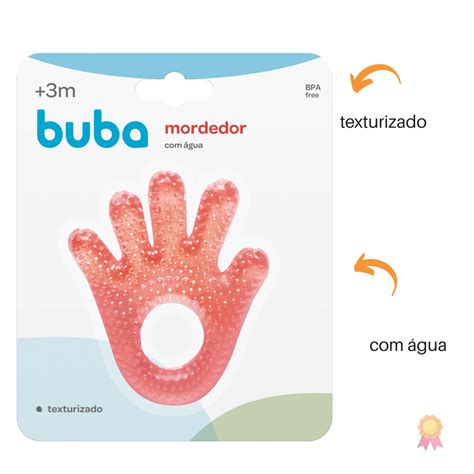 Mordedor Mãozinha que Pode ser Resfriado Buba Vermelho Shopee Brasil