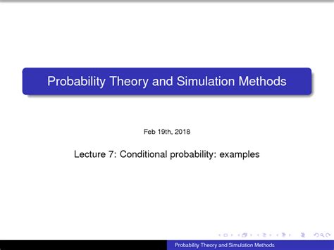 solution probability theory  simulation methods studypool