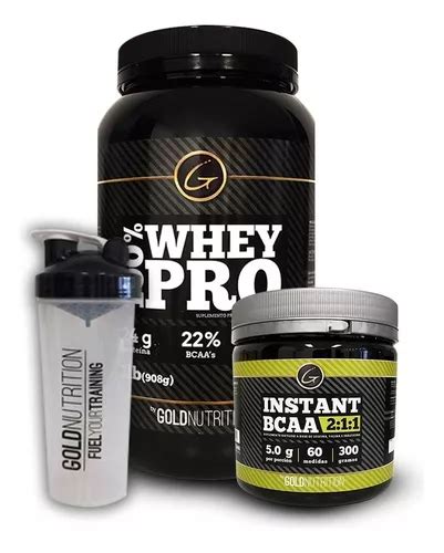 Pack Proteina Whey Pro Lb Bcaa G Shaker Sabor Frutilla Sin