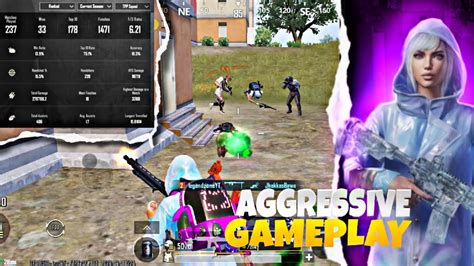 Full Rush Aggressive Gameplay 🔥 1v4 Clutches 💥 Crazy Legend Op Bgmi