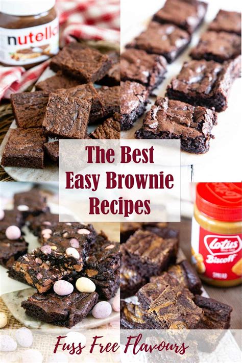 The Best Beautiful Brownie Recipes Helens Fuss Free Flavours