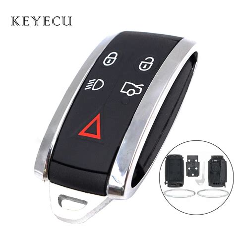 Keyecu Smart Remote Car Key Shell Case Frame For Jaguar Xf Xk Xkr X