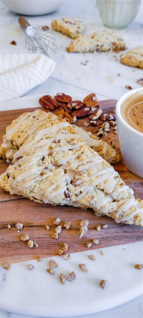 Maple Pecan Scones • Perfect Little Chaos