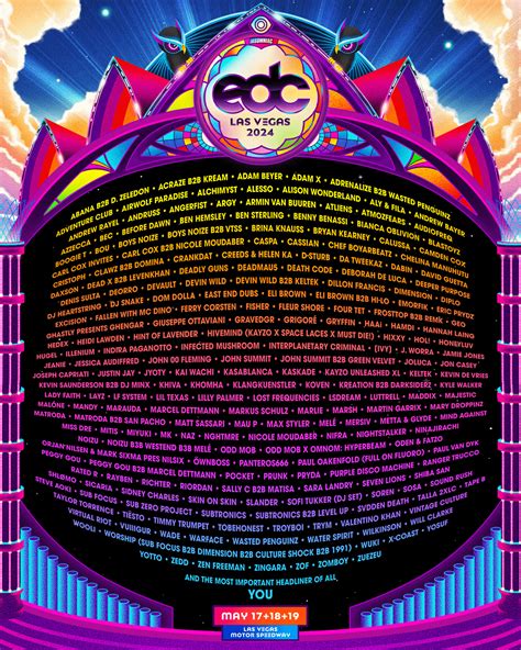 Edc 2024 Postermywall Bamby Carline