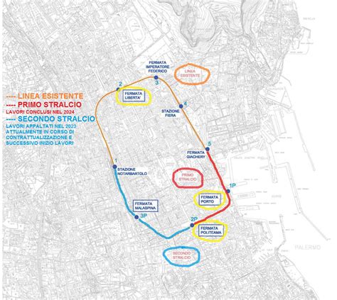 Il Progetto Dell Anello Ferroviario Di Palermo Mobilita Palermo