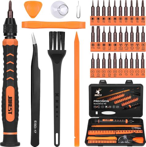 JOREST 38Pcs Precision Screwdriver Set Tool Kit With Security Torx T5