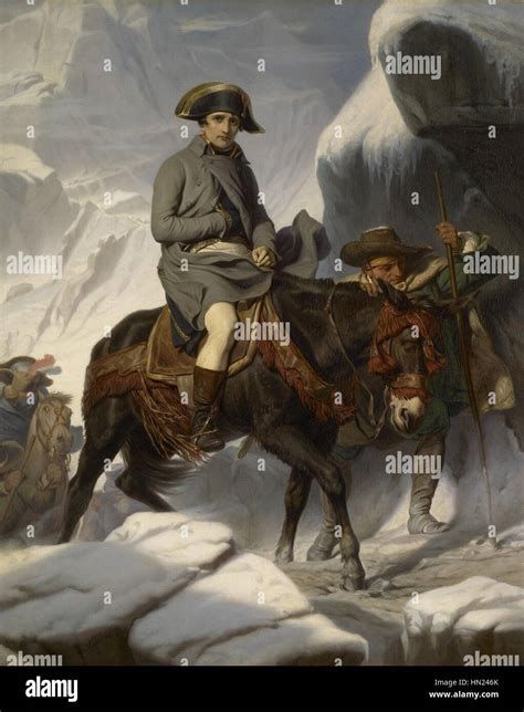 Napoleon Crossing The Alps Hi Res Stock Photography And Images Alamy