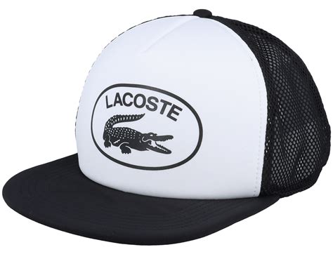 Foam White Black Trucker Lacoste Cap Hatstoreworld