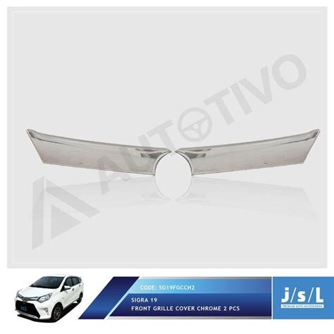 Jual JSL Front Grille Sigra 2019 Grill Depan Cover Chrome Di Lapak