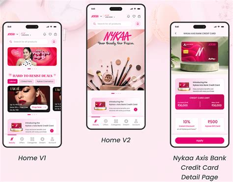 Nykaa Screens Redesign Case Study Behance