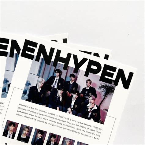 Enhypen Posterprint A5 Etsy