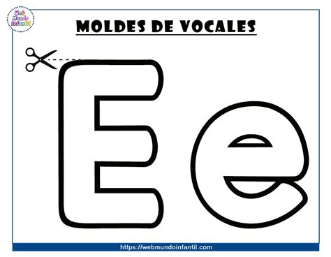 Moldes De Vocales Para Imprimir Y Recortar