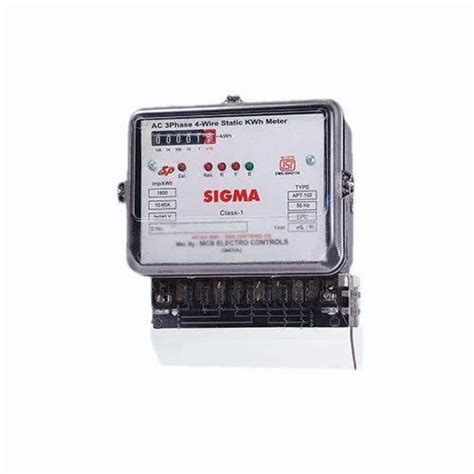 Sigma Wire Static Kwh Meter At Best Price In New Delhi Id