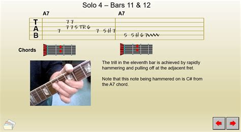 Playing and Improvising Blues Guitar Solo 4 | Teaching Resources