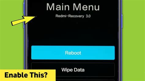 Recovery Mode How To Open Boot Redmi Mode In Mi Xiaomi Phones Youtube