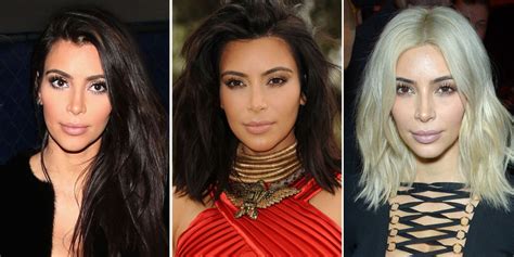 Kim Kardashian Hair Transformation