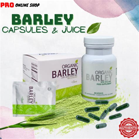 Organic Barley Powdered Juice And Capsule New Zealand Authentic Lazada PH