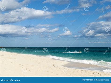 Paradise Island Beach Tourist Activities Stock Photo - Image of speed ...