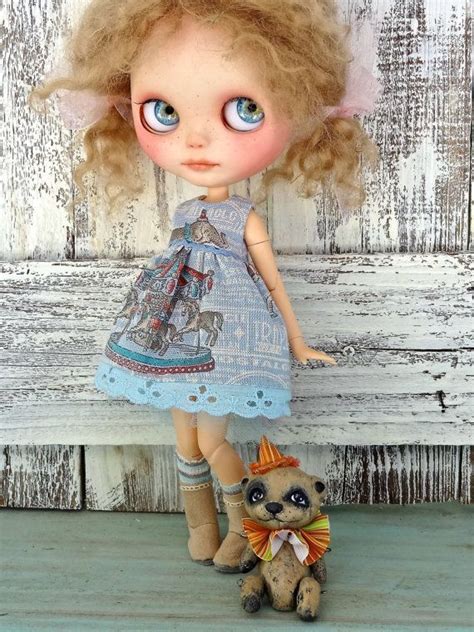 Blythe Doll Dress Vintage Circus Ooak Outfit By Marinart On Etsy 27 Ooak Dolls Blythe