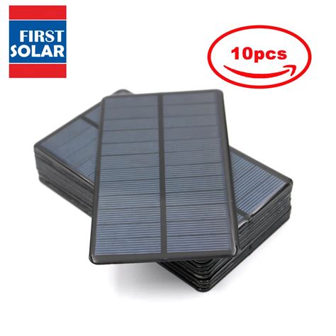 Купить Источник питания 10pcs x 6V 210mA Solar Panel Polycrystal