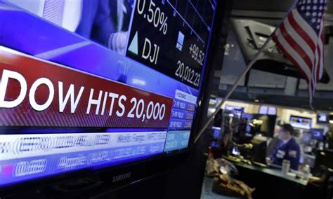 Dow Jones Supera 20 Mil Pontos Pela Primeira Vez Otimismo Por Trump