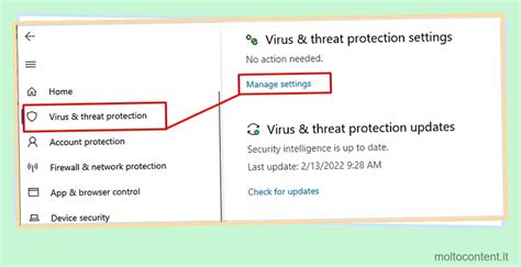 Come Disattivare Windows Defender Molto Conent