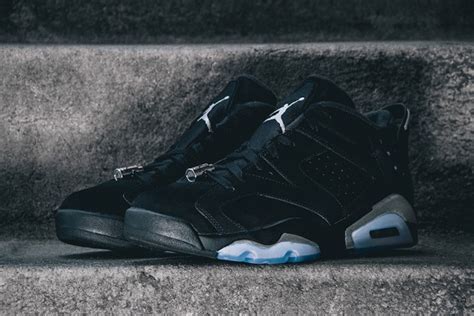 Air Jordan 6 Low Black Chrome Metallic Silver 2015 Sneaker Bar Detroit