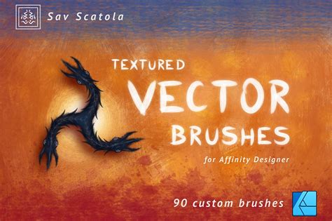 Textured Vector Brushes For Affinity Designer Design Cuts