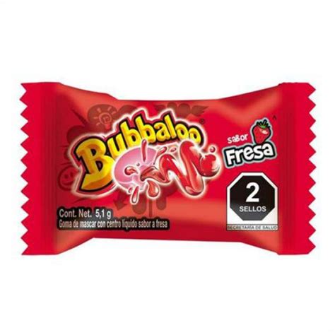 Bubbaloo Gum Fresa 51g Sweetsch