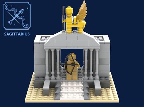 Lego Moc Saint Seiya Zodiac Temple Sagittarius By Coricide