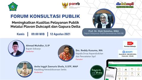 FORUM KONSULTASI PUBLIK PENINGKATAN KUALITAS PELAYANAN PUBLIK MELALUI