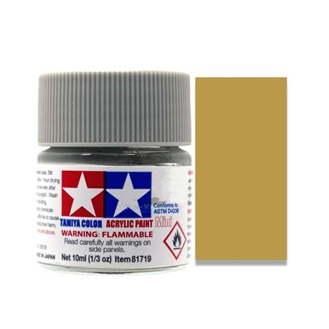 Tamiya Mini Acrylic Paints 81512 X 12 Gold Leaf