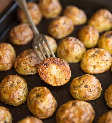 Roasted Baby Potatoes Dont Go Bacon My Heart