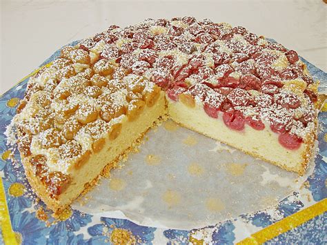 Rhabarberkuchen Mit Eierlik R Ein Sch Nes Rezept Chefkoch De