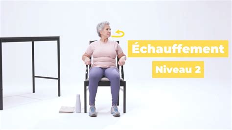 Exercices pour les aînés Échauffement Niveau 2 de 4 YouTube