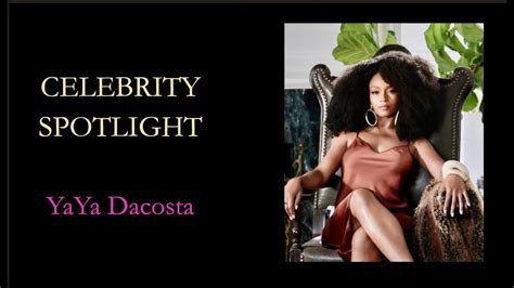 Natural Hair Celebrity Spotlight Yaya Dacosta Youtube