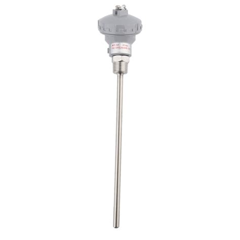 Rtd Pt100 Temperature Sensor Probe 12 Npt Thread Thermocouple Terminal Headpt 400mm