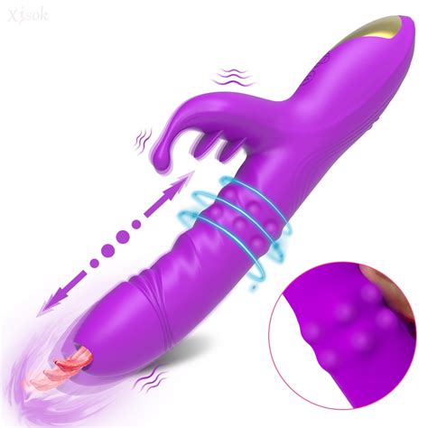 Vibrador De Empuje De Conejo Para Mujer Estimulador Del Punto G Cl