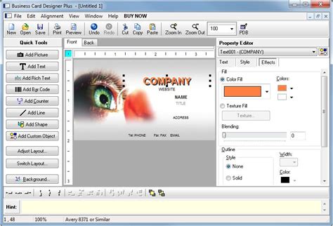 Business Card Designer Plus - Business Card Making Software Details