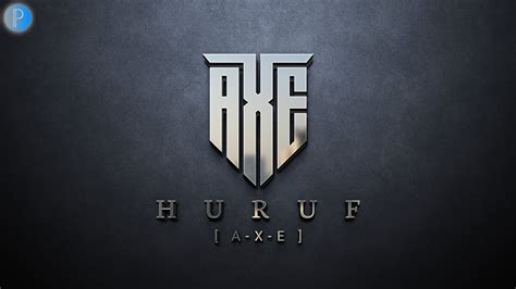 Tutorial Cara Membuat Logo Monogram Huruf Inisial Axe Di Pixellab